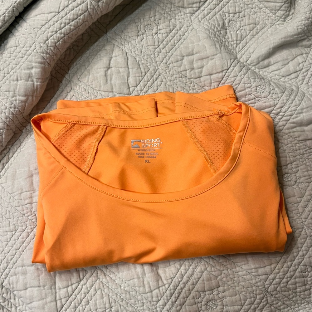 Orange Activewear Top by Riding Sport